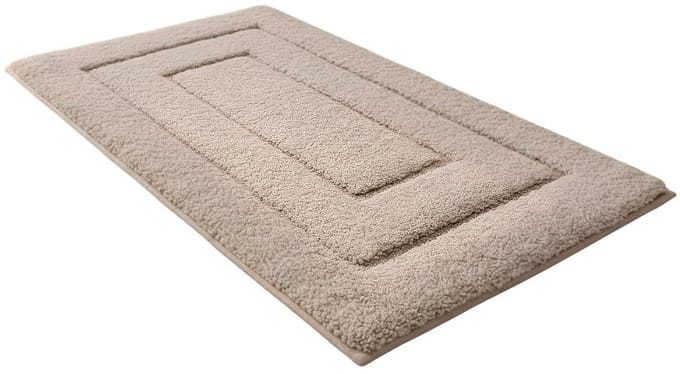 SP® Antislip Douchemat - Rechthoekige Vorm - Badmat - Antislipmat - Beige - 60cm x 40cm x 2cm