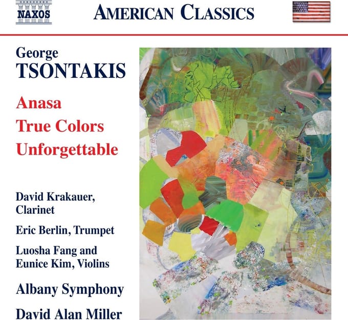 David Krakauer, Eric Berlin, Luosha Fang, Eunice Kim, Albany Symphony Orchestra, David Alan Miller - Anasa | True Colors | Unforgettable (CD)