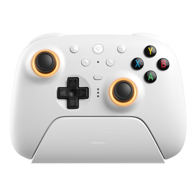 8BitDo Ultimate 2 Wireless 2.4G - TMR - RGB - White - Wireless Controller - PC