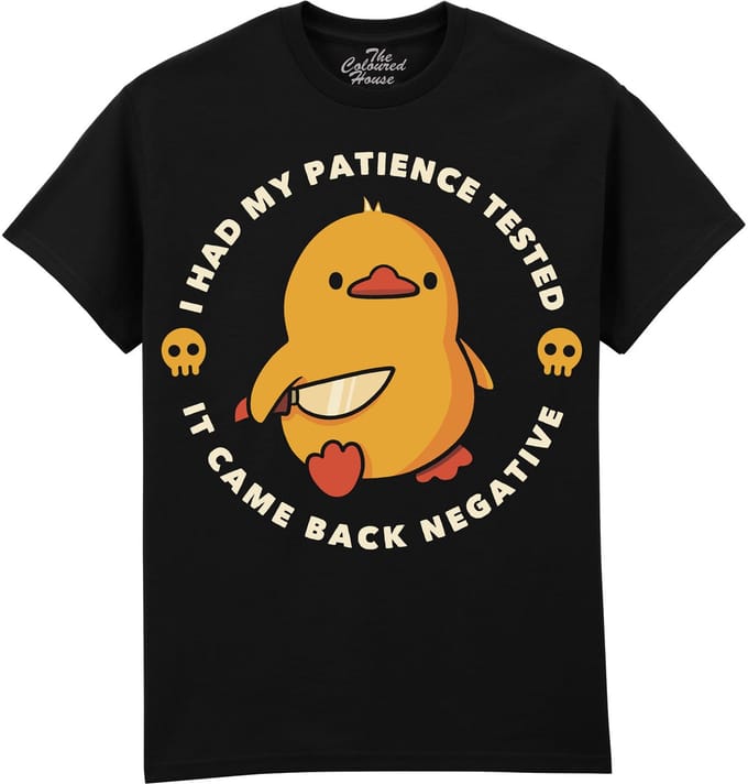 Badeend Patience Duck The Coloured House T-shirt S