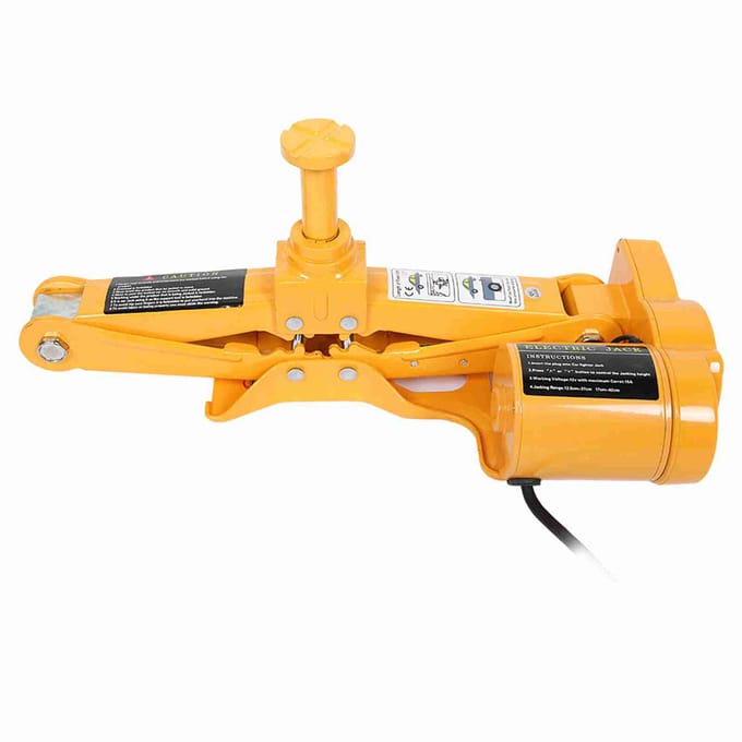 3 Ton Autokrik 12V Elektrische Krik Hydraulisch Auto Hefgereedschapskit Auto Onderhoudsaccessoires orange