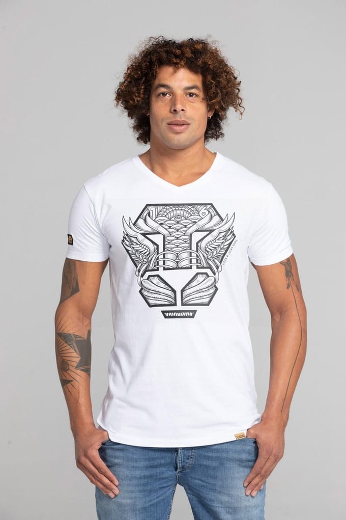 LIGER - Limited Edition van 360 stuks - Lucky Dubz - Patch - T-Shirt - Maat S