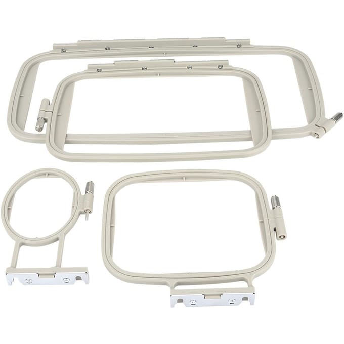 4-delige set Borduur Naairing Set Voor Brother PE-700 PE-700II PE770 PE780D Machine wit