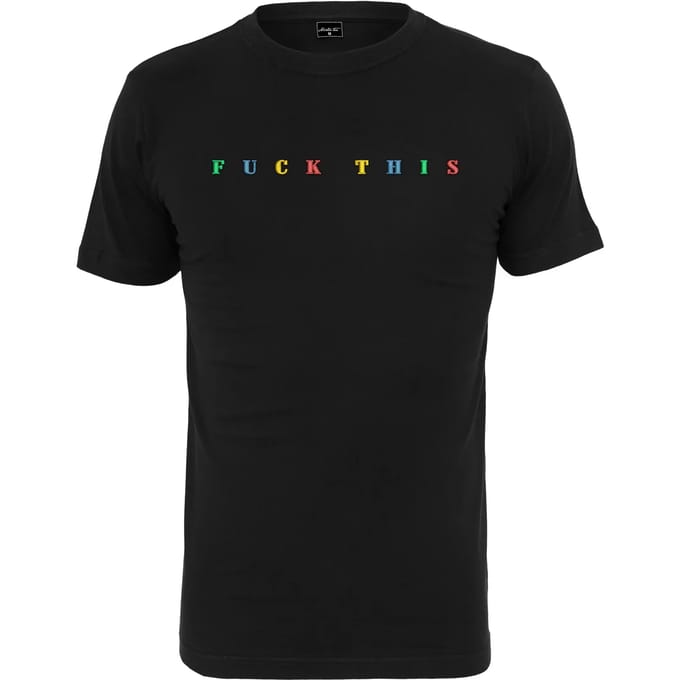 Mister Tee - Fuck This Heren T-shirt - S - Zwart