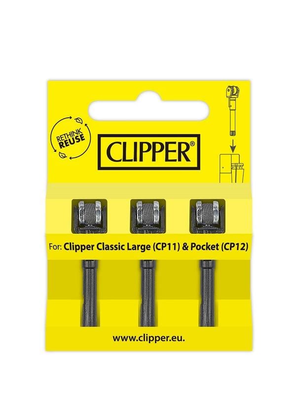 Clipper® Aansteker Vuursteen / Vuursteentje / Flint / Flints Systeem Large (Blister 3 Stuks)