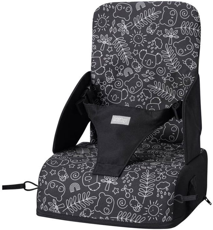 NUBY Panda Kinderstoelverhoger - Opvouwbaar - Schuim - Waterdicht - Vanaf 6 maanden