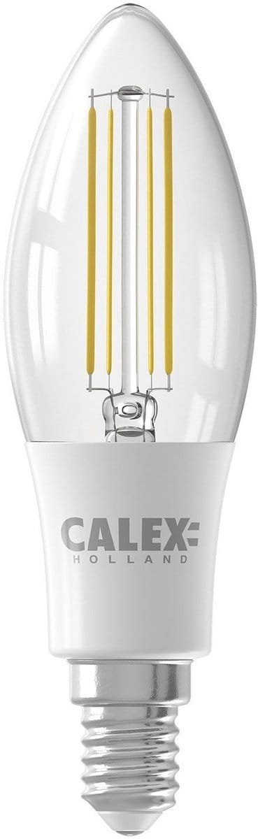 Calex E14 LED Kaarslamp Helder | 4.5W 470Lm 2700K | 220-240V 827 B35 | Dimbaar