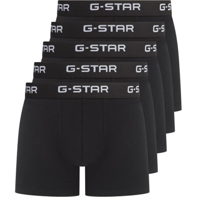 G-Star Heren Boxershorts Trunks MAIZE 5-Pack Multipack Zwart - Maat S
