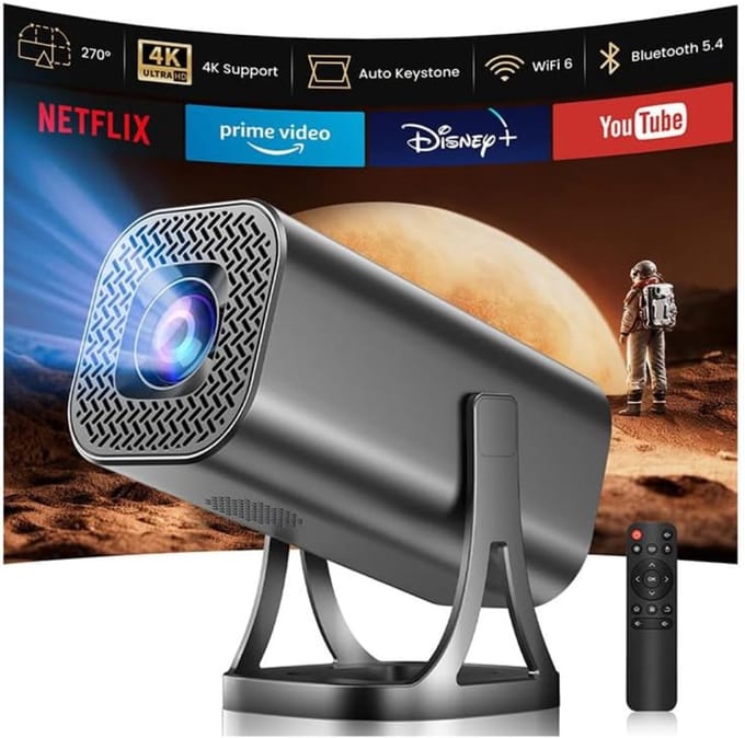 Mini Beamer - Projector met Wifi - Bluetooth