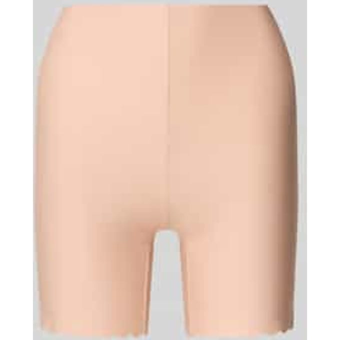 slim fit biker-shorts met sierafwerkingen