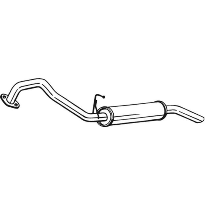 Geluiddemper achter BOSAL 278-295