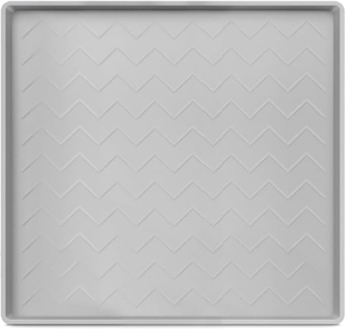 Lekbak Airco - Druppelpan Condens - Apparaat Bescherming - Waterdicht Antislip - 32 x 17 cm - Grijs
