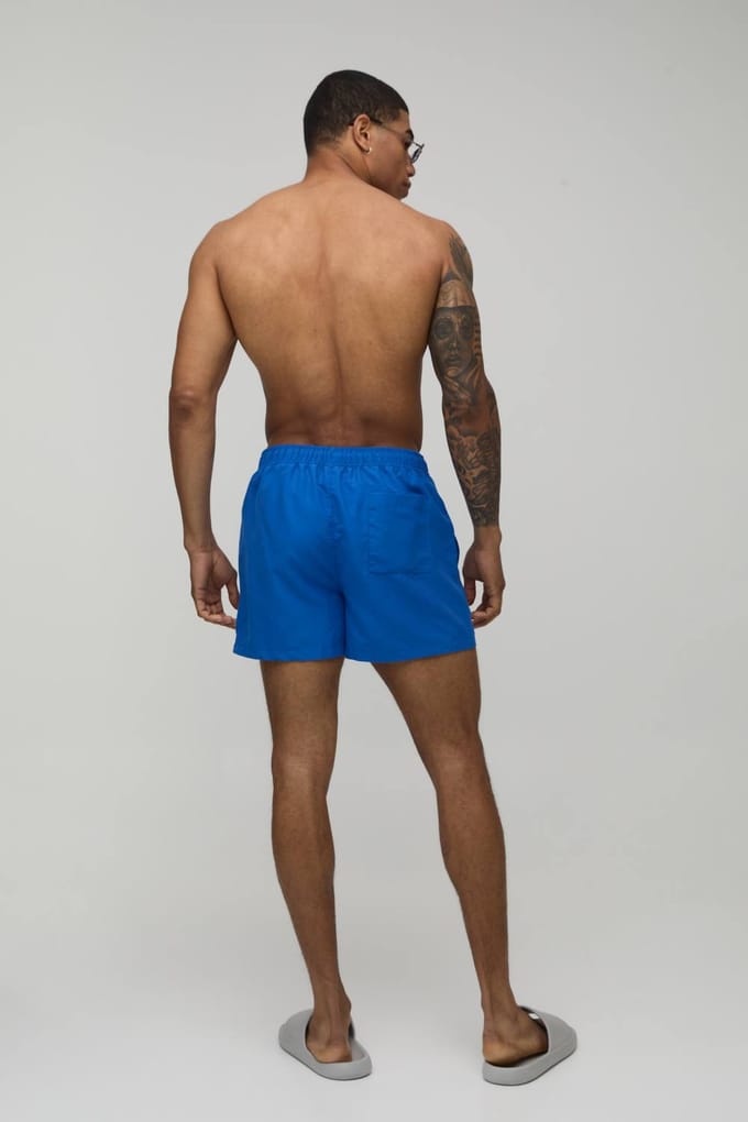 Short Length BM Autograph Swim Short | Navy | Size Small
