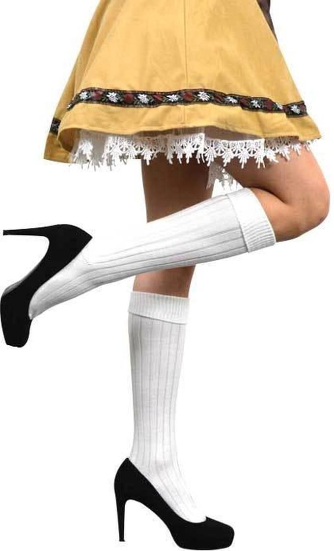 Oktoberfest sokken wit - 41-47