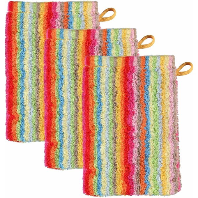 Cawoe Flanel C Life Style multicolor Een maat, 16x22 Set van 3