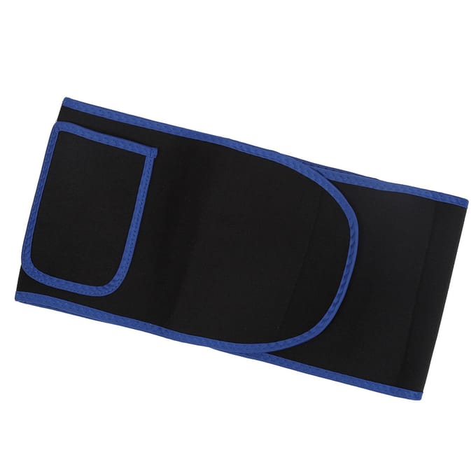 Taille Trainer Riem Elastisch Rubber Zweet Absorberende Taille Trimmer Riem voor Mannen Vrouwen Afslankend Lichaam black