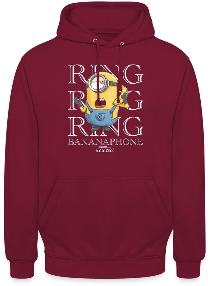 Minions Ring Bananaphone Ringen Hoodie Unisex
