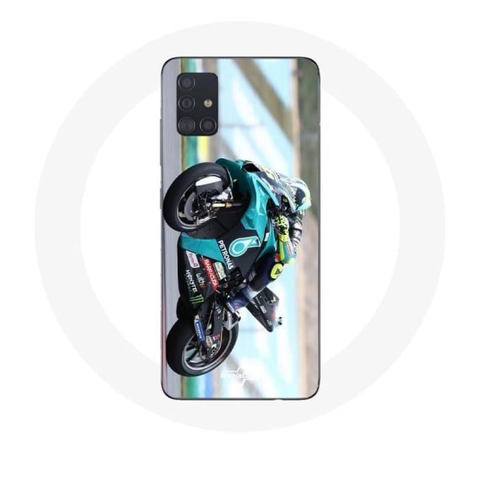 Coque pour Samsung Galaxy A71 Valentino Rossi pilote de moto