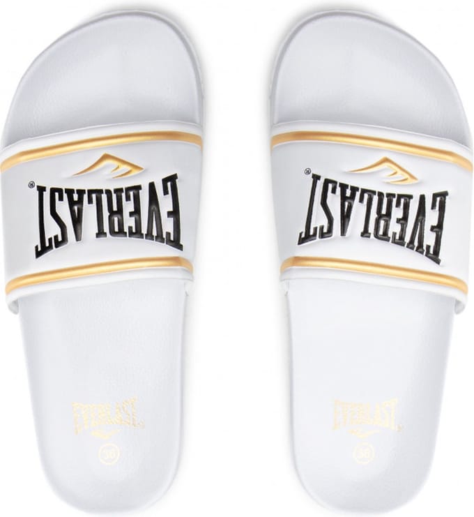 Everlast Side Slippers - wit/goud - heren - maat 41