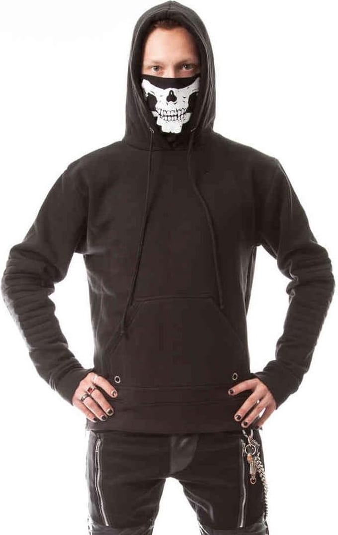 Heartless Vanish Hood Heren Trui met capuchon - zwart - L