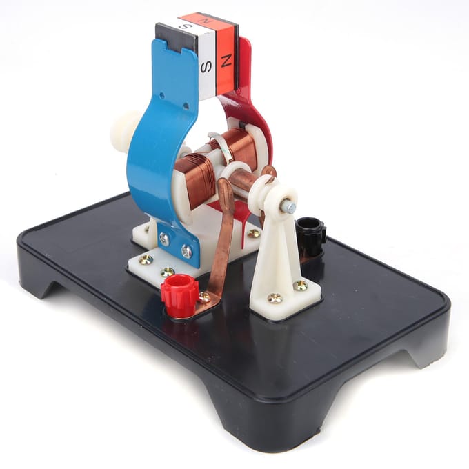 Miniatuur Elektromotor Model Generator Motor Apparatuur Student Fysisch Educatief gray