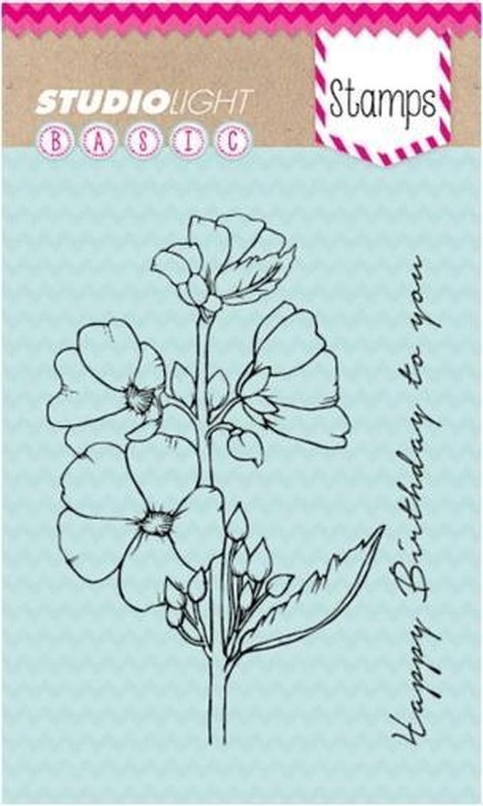 Stempel - Clear stamp - Studio Light - A6 Basics nr. 226