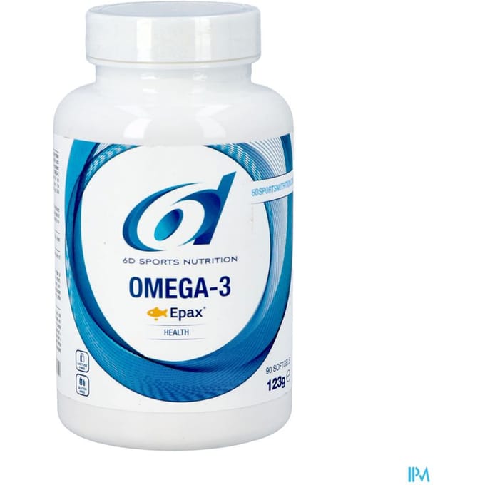 6d Sixd Omega 3 Softgels 90
