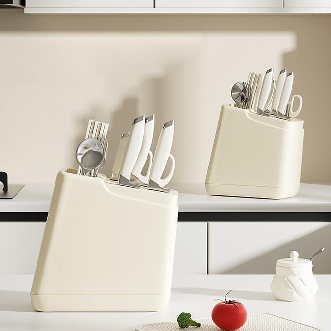 Meshouder Multifunctioneel Stevig Stijlvol Hoge Hardheid Stabiel Eetstokjeshouder voor Keuken Huis white