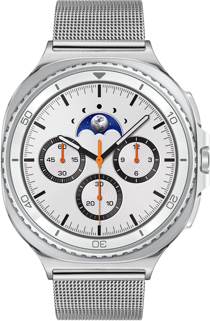 Samsung Special Edition Galaxy Watch 8 CLASSIC LTE Wit/ZilverklMesh 46mm
