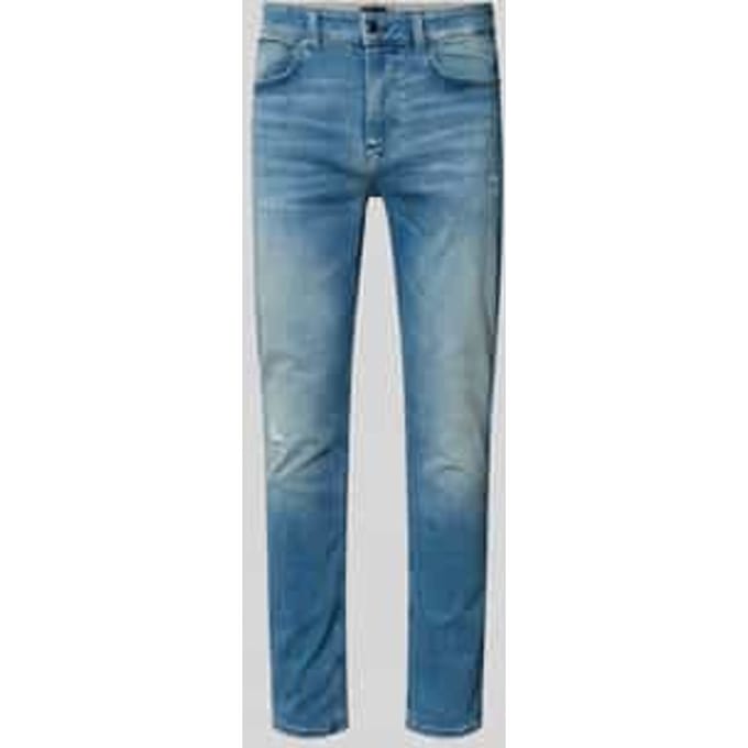 slim fit jeans van katoenmix model 'DELAWARE'