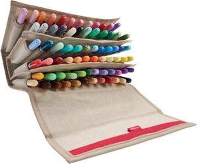 SenseBag - Wallet Black for 72 Markers