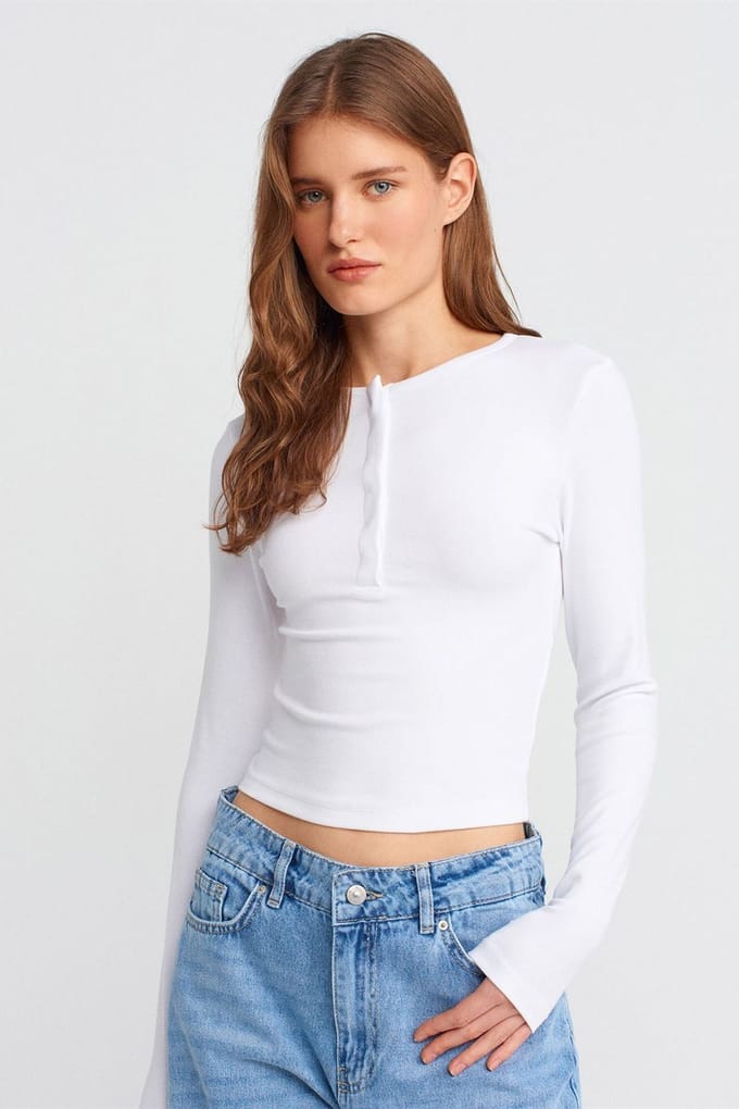 Slim Fit Langarm Jerseystroop