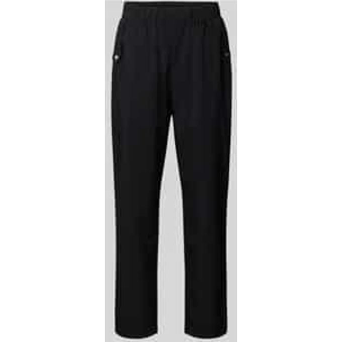 Straight fit stoffen broek met viscose