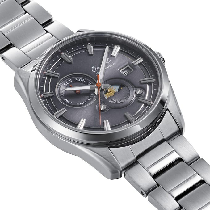 Orient Stretto RA-AK0311N30B Stretto Sun & Moon - 75th Anniversary Edition Horloge