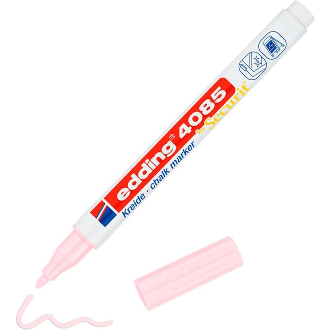 Edding Kreidemarker 4085 krijtstift Pastel, Roze Rond 1 stuk(s)