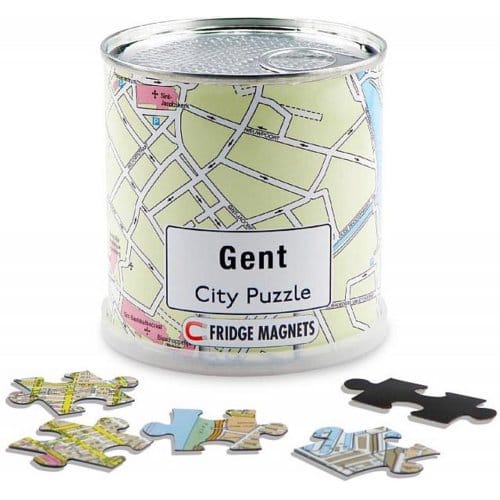 City Puzzle Gent - Puzzel - Magnetisch - 100 puzzelstukjes