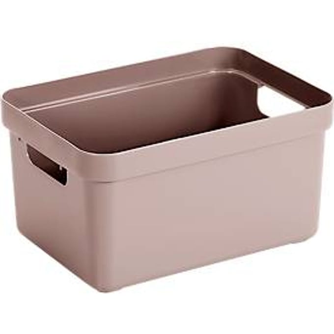Sunware - Sigma home opbergbox 13L roze - 35 x 24,6 x 18,3 cm