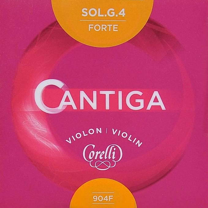 Corelli CO-904-F violin string G-4 4/4, heavy, cantiga material, silver