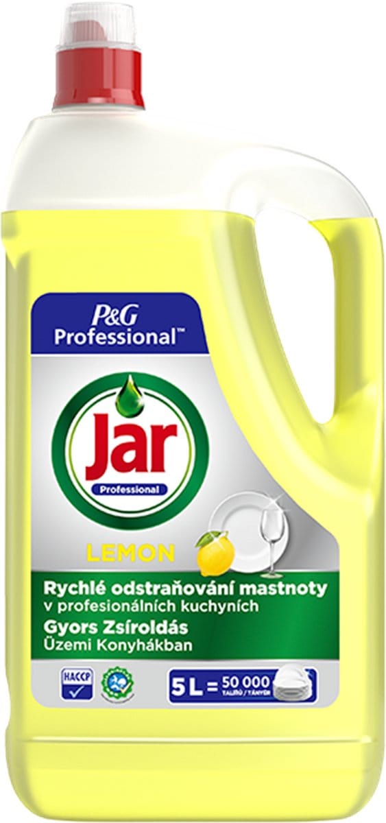 P&G Professional Jar Lemon Vloeibaar Afwasmiddel 5L – De Beste Keuze voor Professionele Keukens!