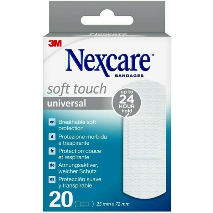 Nexcare 3m Soft Touch Universal 25mmx72mm Strips20