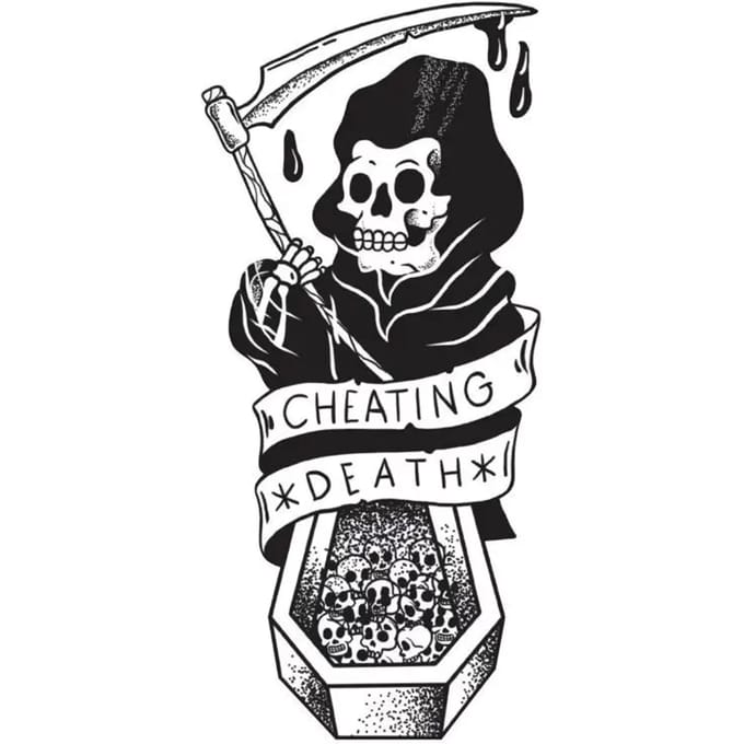Stickers Lethal Threat Cheating Death