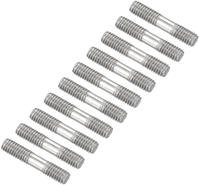 Dubbele Schroeven M4 Draad 20mm Lengte, 20 Stuks, RVS, Voor Thuisreparaties en Klussen