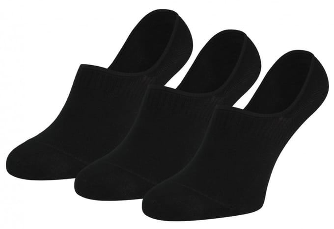 Teckel - Unisex Footies Antislip - 3-Pack - Maat 47/50 - Zwart