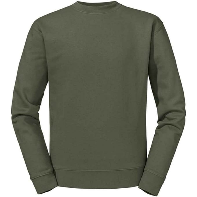 Russell Heren Authentiek Sweatshirt (Olijfgroen)