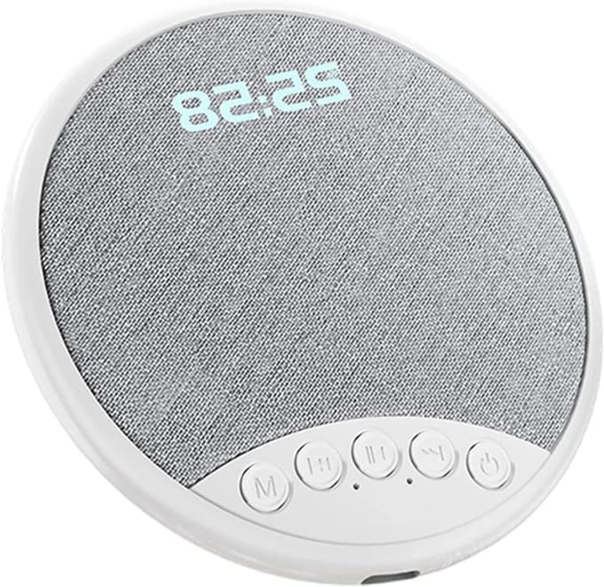 Slaapkussen Luidspreker - Onderkussen Speaker - Kalmerende Geluiden - Ergonomische Tilt - 2 x 10 x 2 cm - Grijs