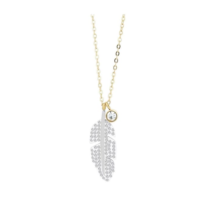 AKZENT Akzent damesketting met hanger Elysia, goudkleurig, duurzaam