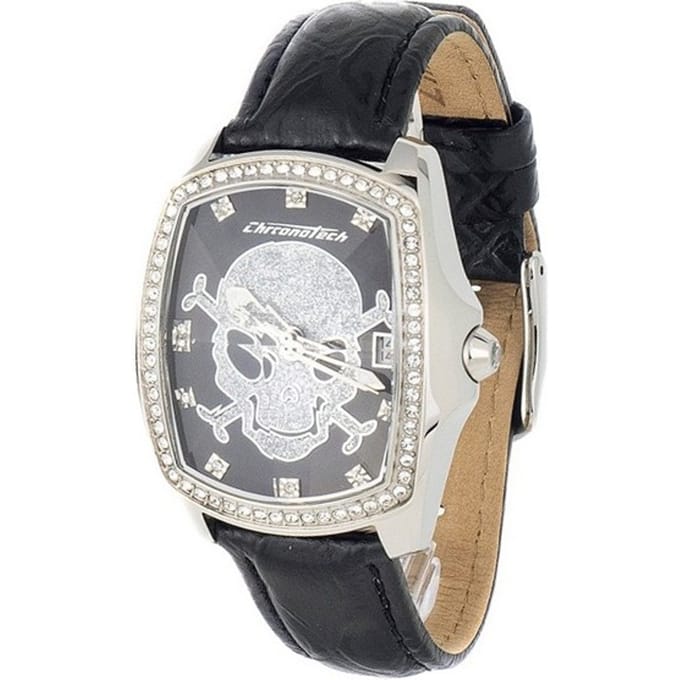Horloge CHRONOTECH CT7896LS-102. Kwarts, Kleur zwart. Vrouw. white