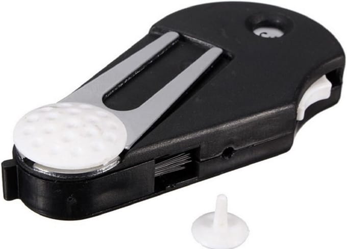 Golftool 5 in 1 - Golfaccessoire Multifunctioneel - Golfen op de baan - Met divot tool en borstel