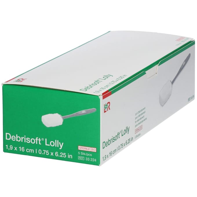 Debrisoft® Lolly Steriel 33224 - 1,9 cm x 16 5 Tamponades