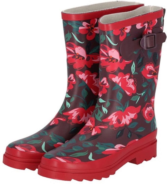Xq Footwear Dames Regenlaars Riem Rubber Rood - Laarzen - 41